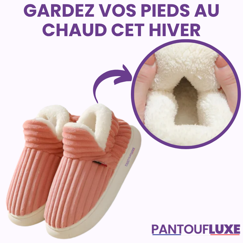 PantoufLuxe™ – Pantoufles Orthopédiques Douillettes & Ultra-Confort